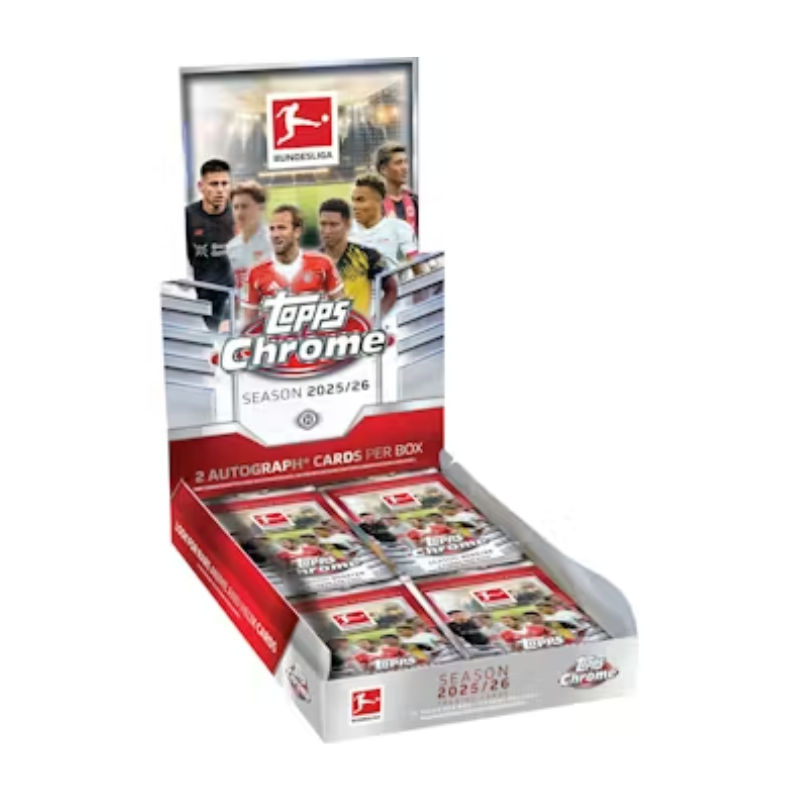 2025/26 Topps Chrome Bundesliga Soccer Hobby 12 Box Case