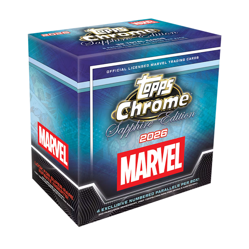 2026 Topps Marvel Comics Chrome Sapphire Hobby Box