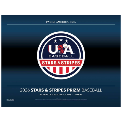 2026 Panini USA Stars & Stripes Prizm Baseball Hobby 12 Box Case