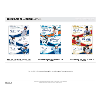 2026 Panini Immaculate Baseball Hobby 6 Box Case
