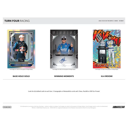 2026 Panini Turn Four Racing Hobby 10 Box Case