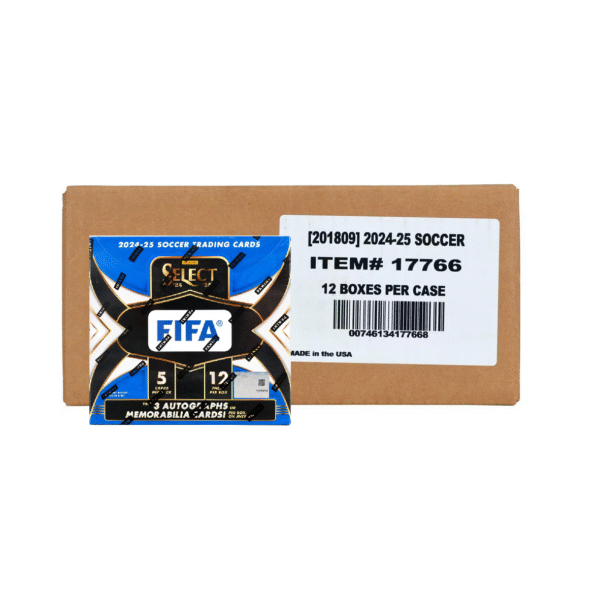 2024-25 Panini Select FIFA Soccer Hobby 12-Box Case