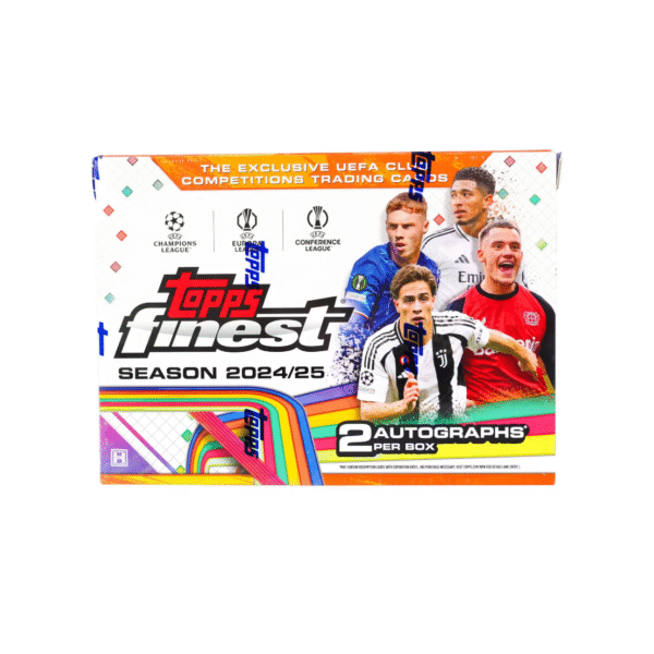 2024-25 Topps Finest UEFA Club Competitions Soccer Hobby Box