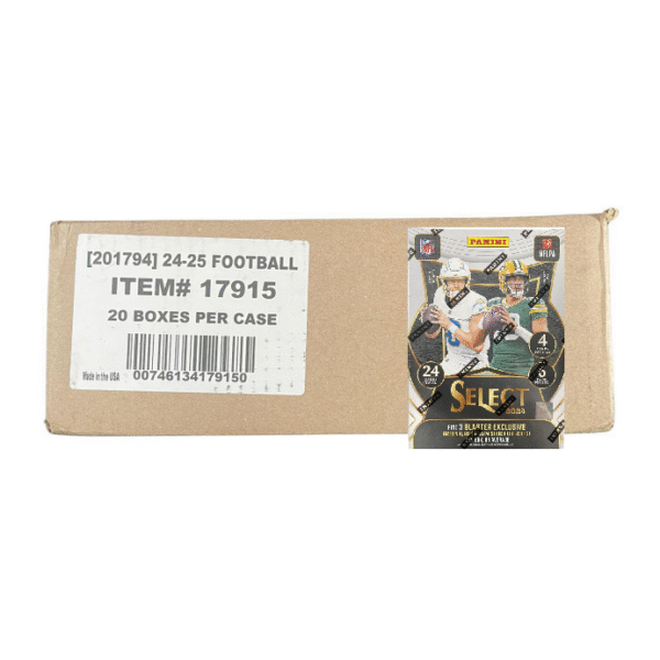 2024 Panini Select Football Hobby Blaster 20-Box Case (Green and Red Prizm Shock)