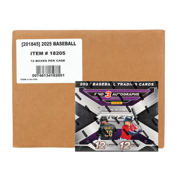 2025 Panini Prizm Baseball Hobby 12-Box Case