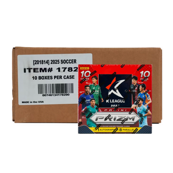 2025 Panini Prizm K League Soccer Hobby 10-Box Case