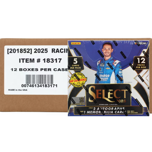 2025 Panini Select Racing Hobby 12-Box Case