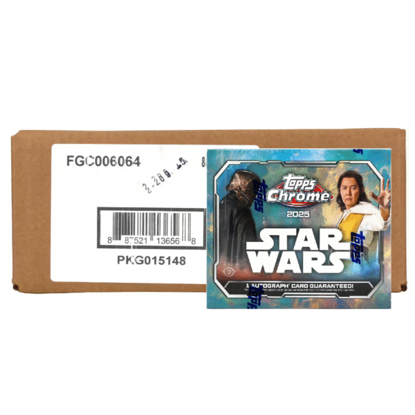 2025 Topps Chrome Star Wars Hobby 8-Box Case