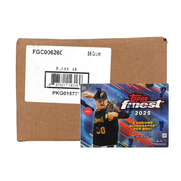 2025 Topps Finest Baseball Hobby 8-Box Case