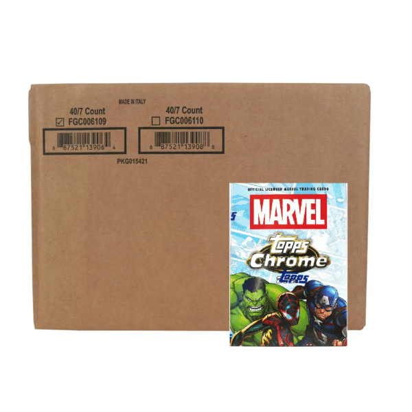 2025 Topps Marvel Chrome Blaster 40-Box Case