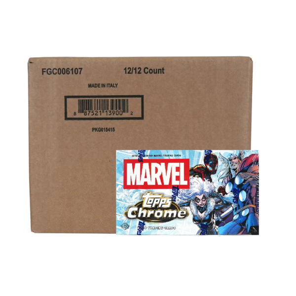 2025 Topps Marvel Chrome Hobby 12-Box Case