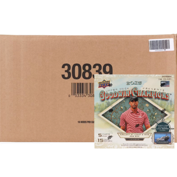 2025 Upper Deck Goodwin Champions Hobby 16-Box Case
