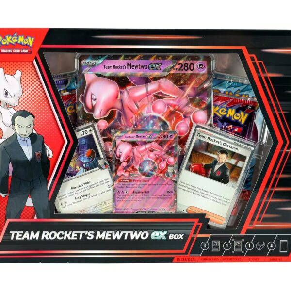 Pokemon Team Rocket's Mewtwo ex Box