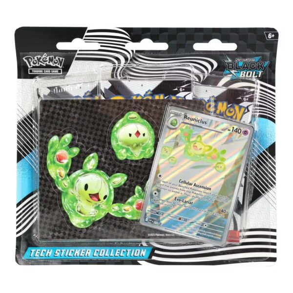 Pokemon Scarlet & Violet: Black Bolt Tech Sticker Collection Pack
