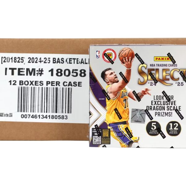 2024-25 Panini Select Basketball International Hobby 12-Box Case