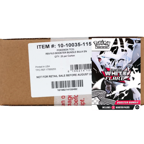 Pokemon Scarlet & Violet White Flare Booster Bundle 25-Box Case